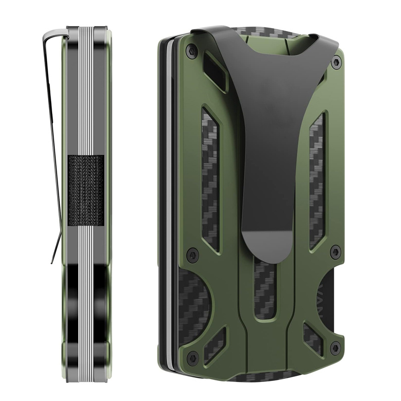 Aluminum Alloy RFID Anti-theft Card Holder Metal Wallet - Image 5