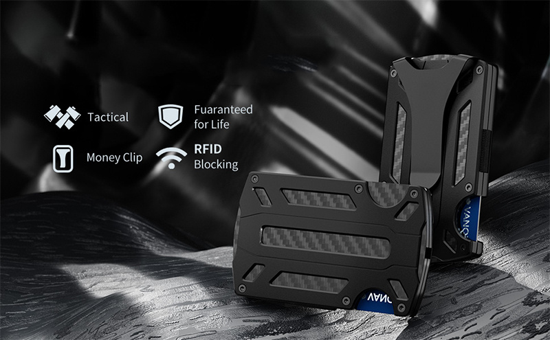 Aluminum Alloy RFID Anti-theft Card Holder Metal Wallet - Image 6