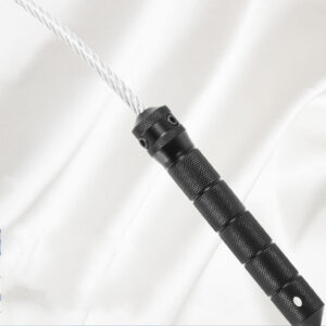 Stainless Steel Wire Whip Tactical Tool Outdoor Self-defense Aluminum Alloy