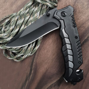 Folding Outdoor Survival And Self-defense Tool