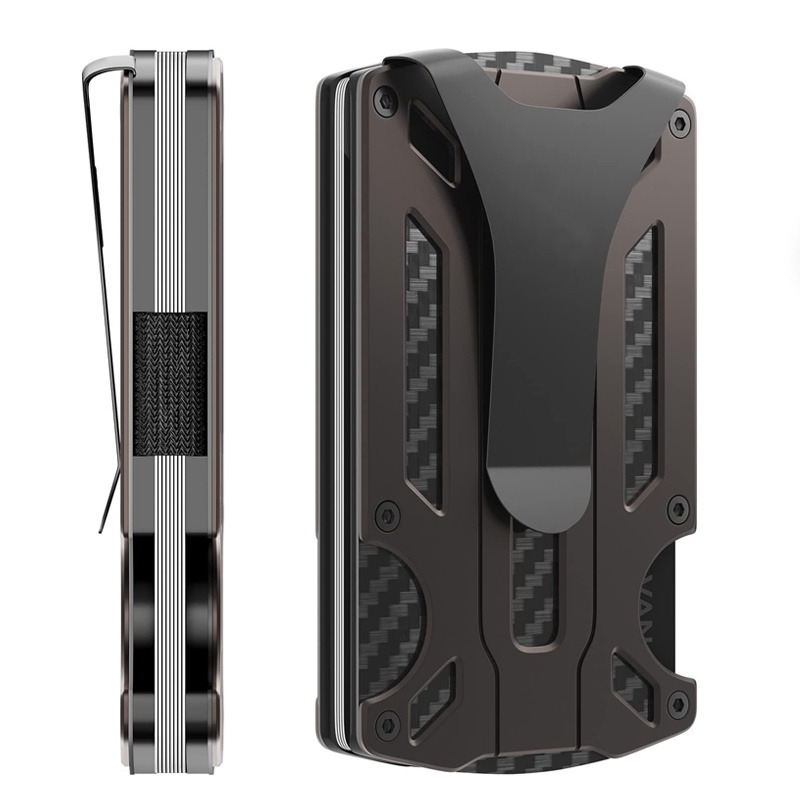 Aluminum Alloy RFID Anti-theft Card Holder Metal Wallet - Image 8