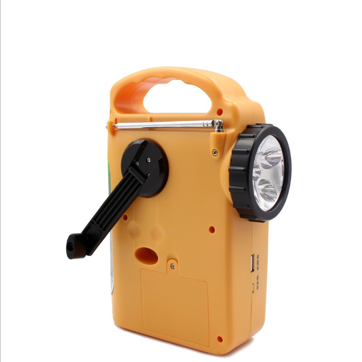 Hand-cranked radio emergency light - Image 4