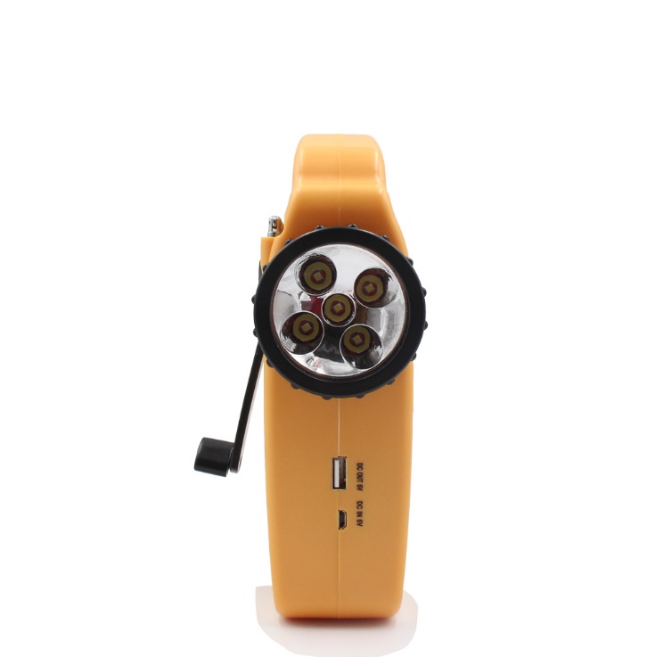 Hand-cranked radio emergency light - Image 6
