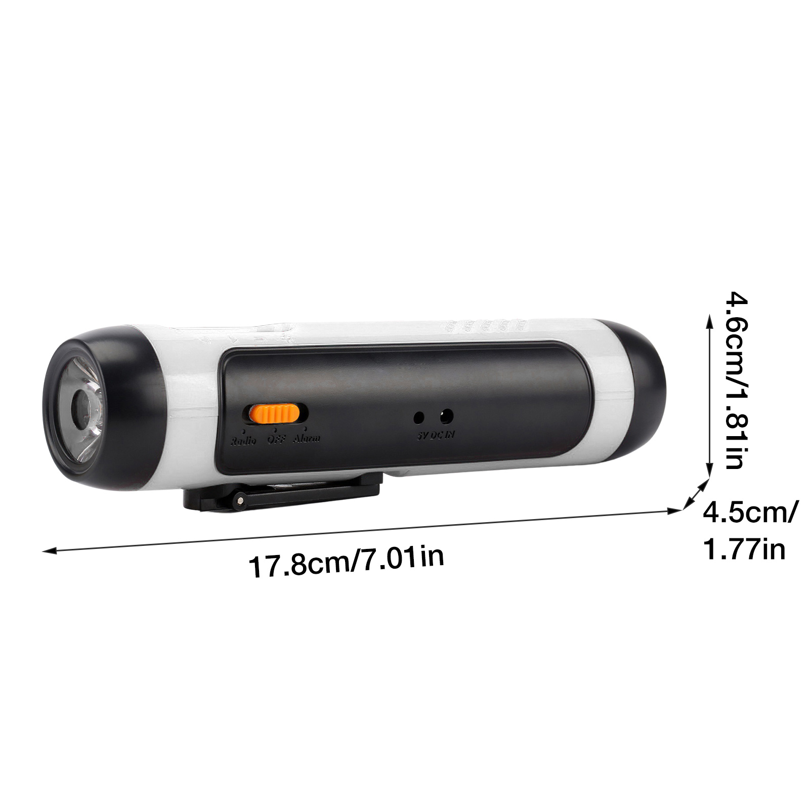 Emergency Hand Cranked Flashlight Distress Alarm - Image 9