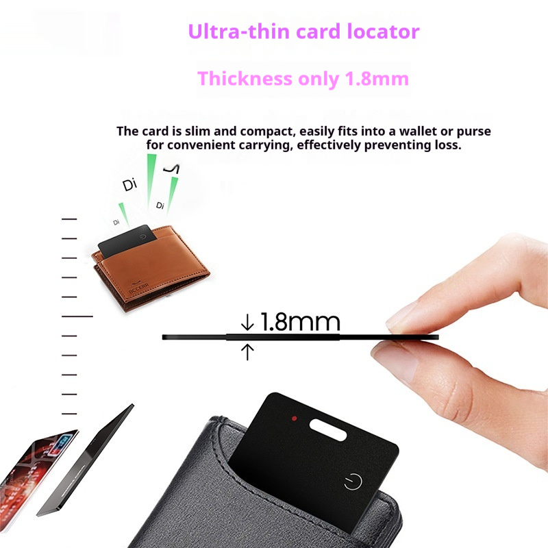 Ultra-thin Wireless Charging Card With Anti-loss Tracker - Image 2