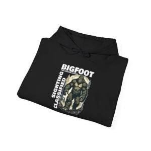 Bigfoot Classic Sighting Hoodie — Retro Sasquatch Graphic Pullover