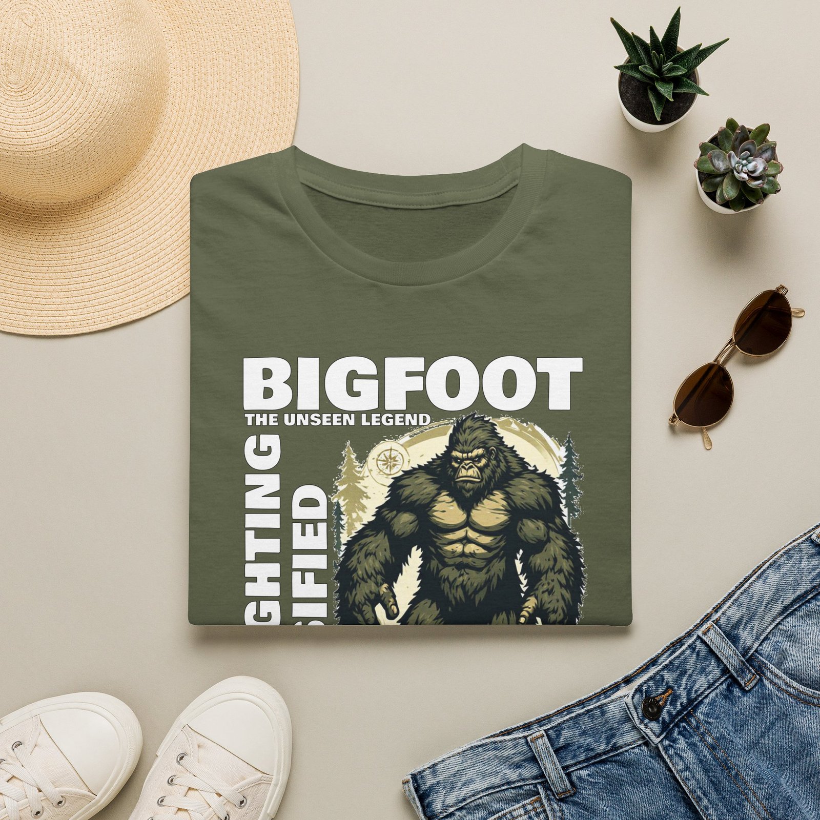 Bigfoot Sighting T-Shirt — 'Bigfoot: The Unseen Legend' Graphic Tee - Image 9