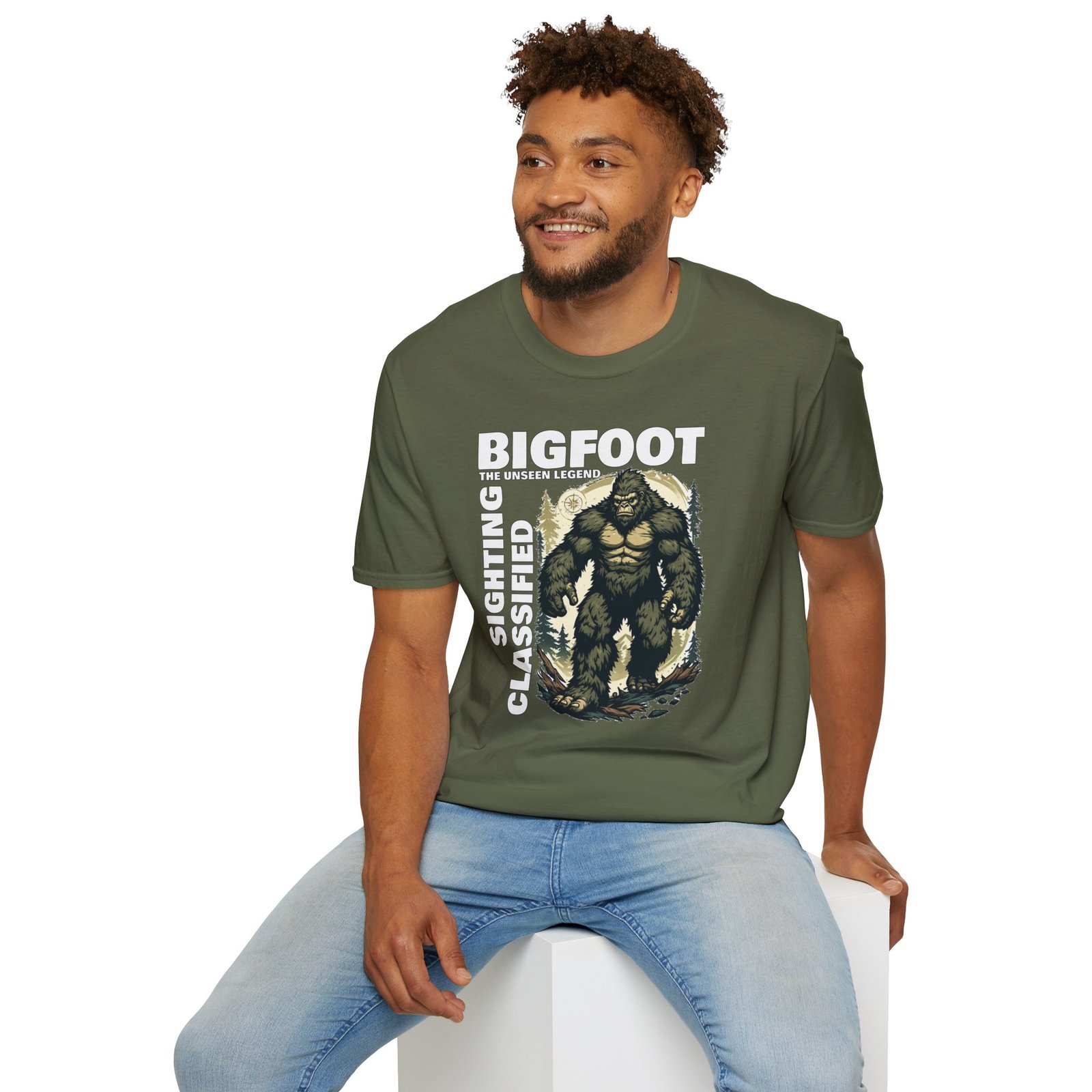 Bigfoot Sighting T-Shirt — 'Bigfoot: The Unseen Legend' Graphic Tee - Image 10