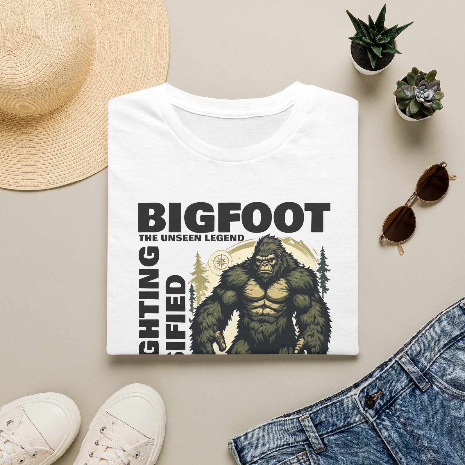 Bigfoot Sighting T-Shirt — 'Bigfoot: The Unseen Legend' Graphic Tee - Image 5