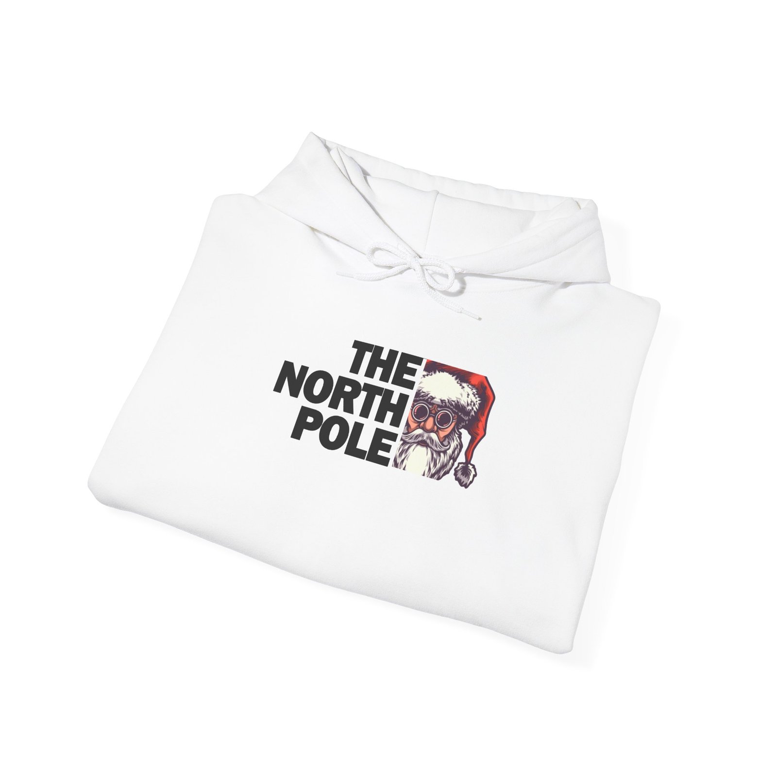 The North Pole Santa Skull Hoodie | Christmas Gothic Holiday Sweatshirt | Xmas | Merry Christmas - Image 5