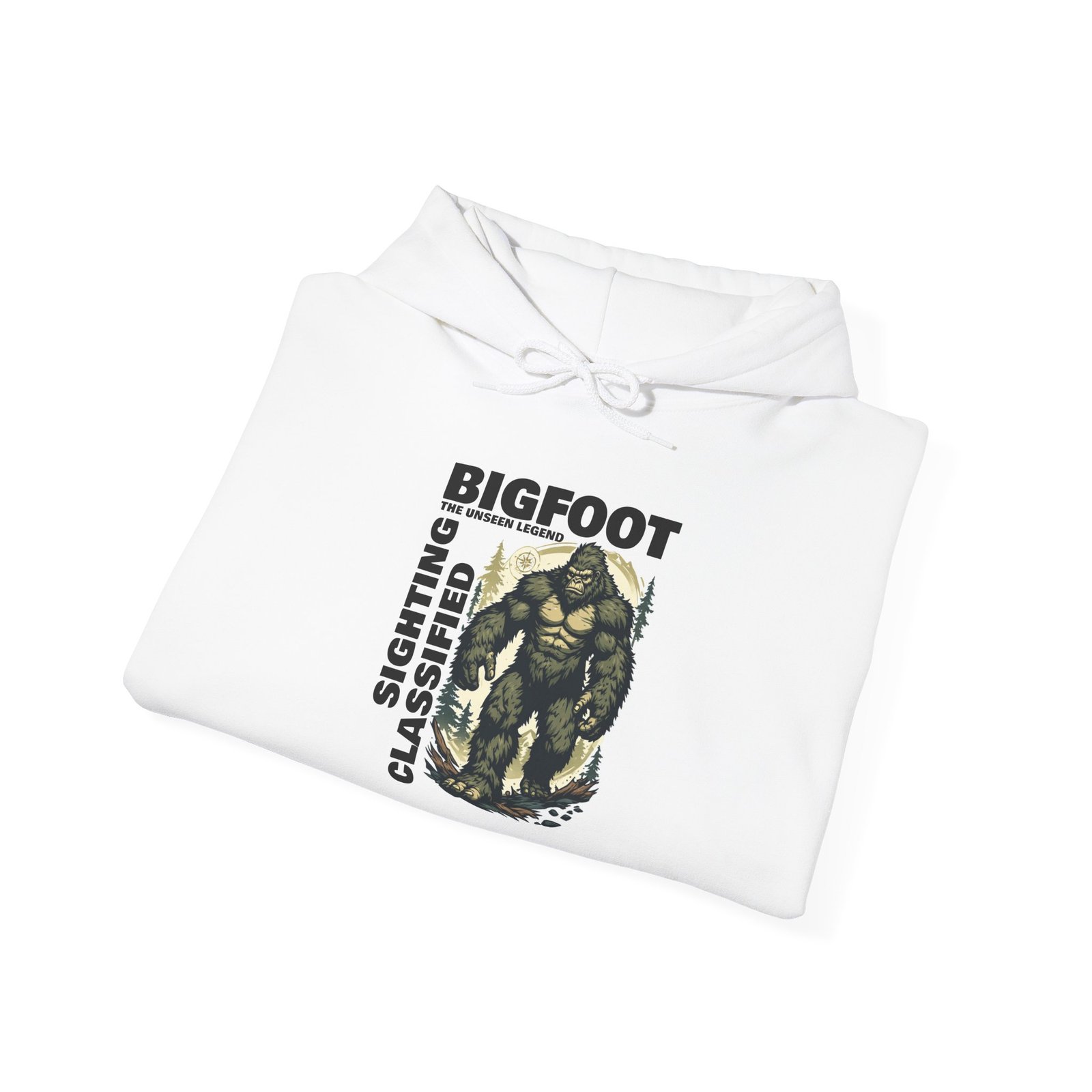 Bigfoot Classic Sighting Hoodie — Retro Sasquatch Graphic Pullover - Image 6