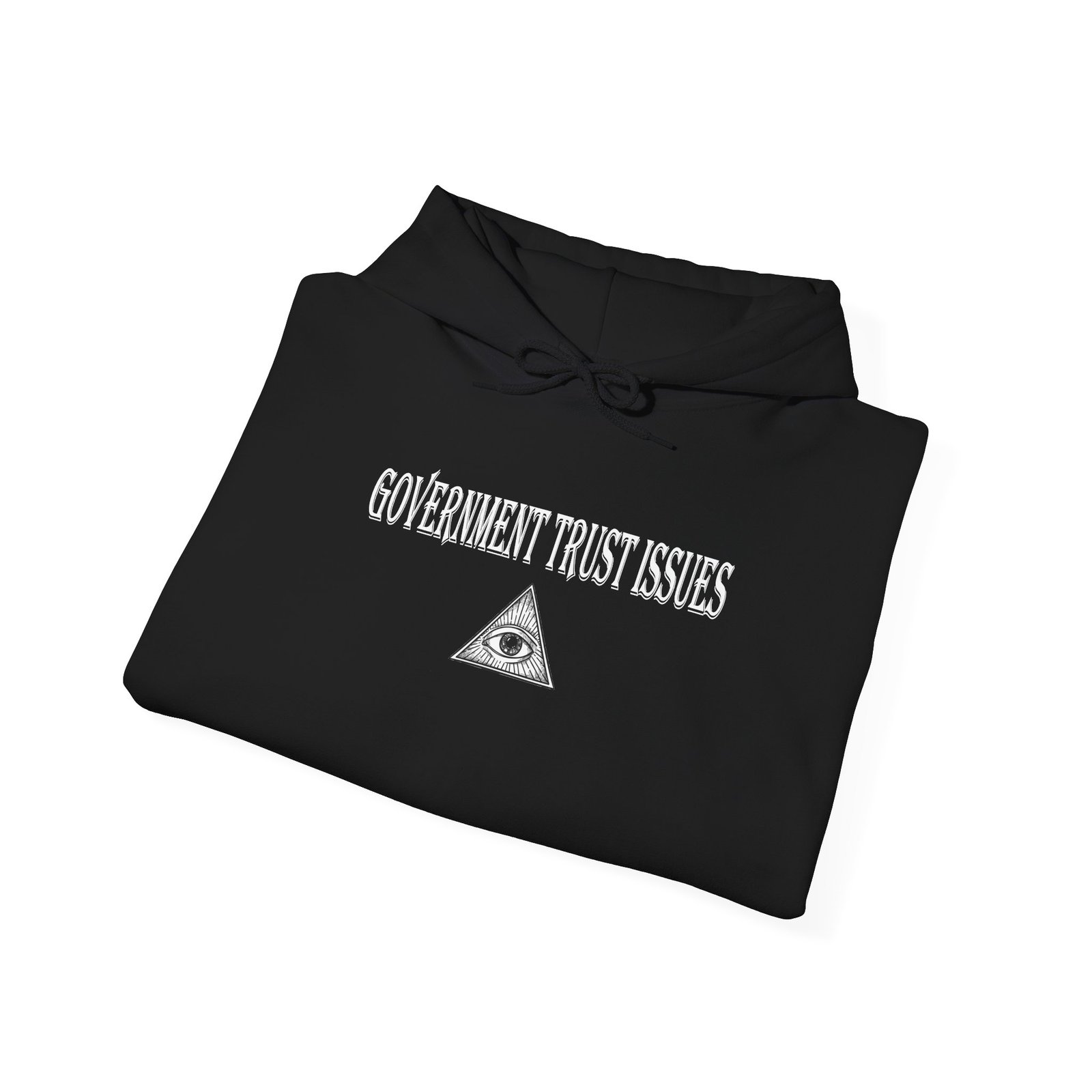 Government Trust Issues Hoodie | All-Seeing Eye Pyramid Graphic - Image 9