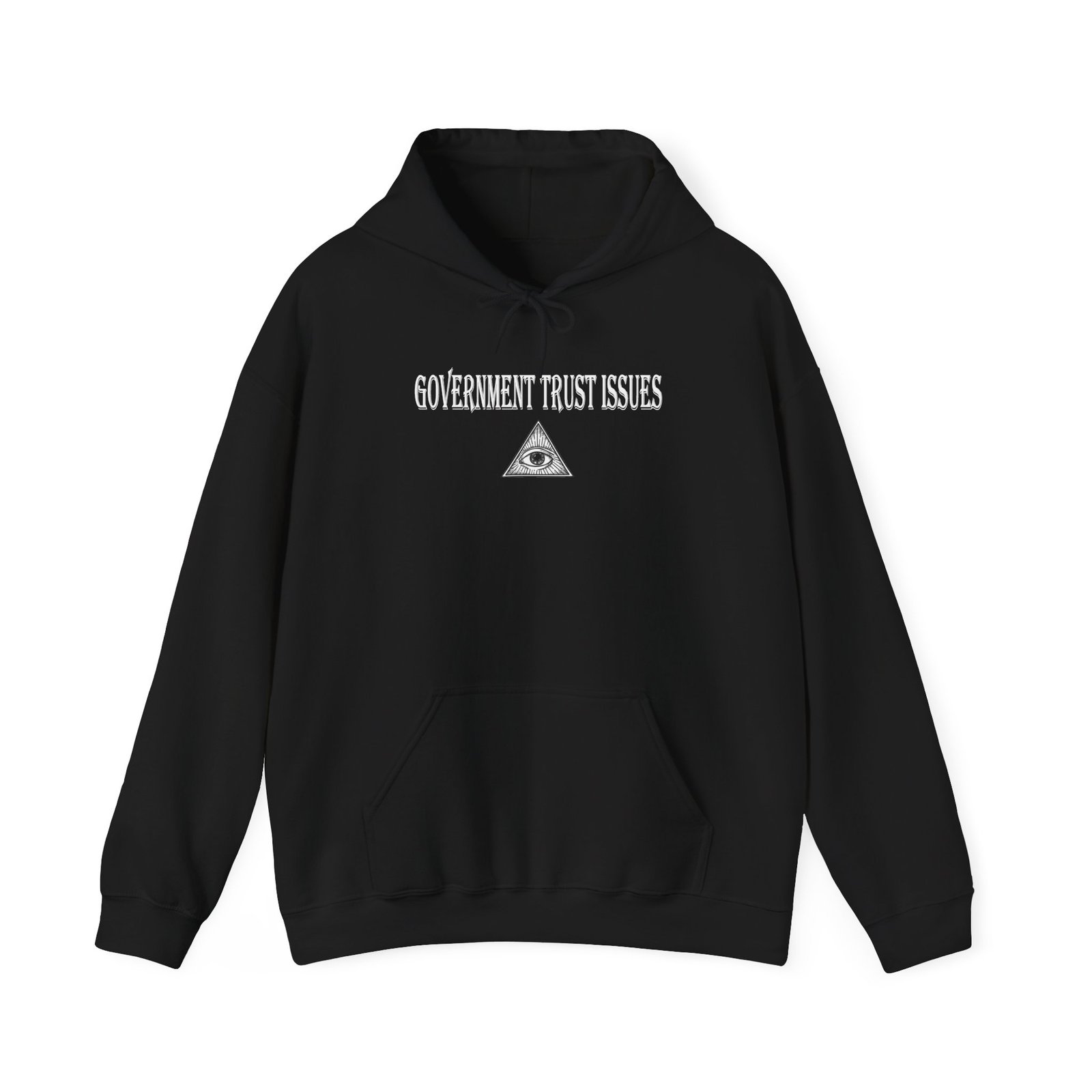 Government Trust Issues Hoodie | All-Seeing Eye Pyramid Graphic - Image 6