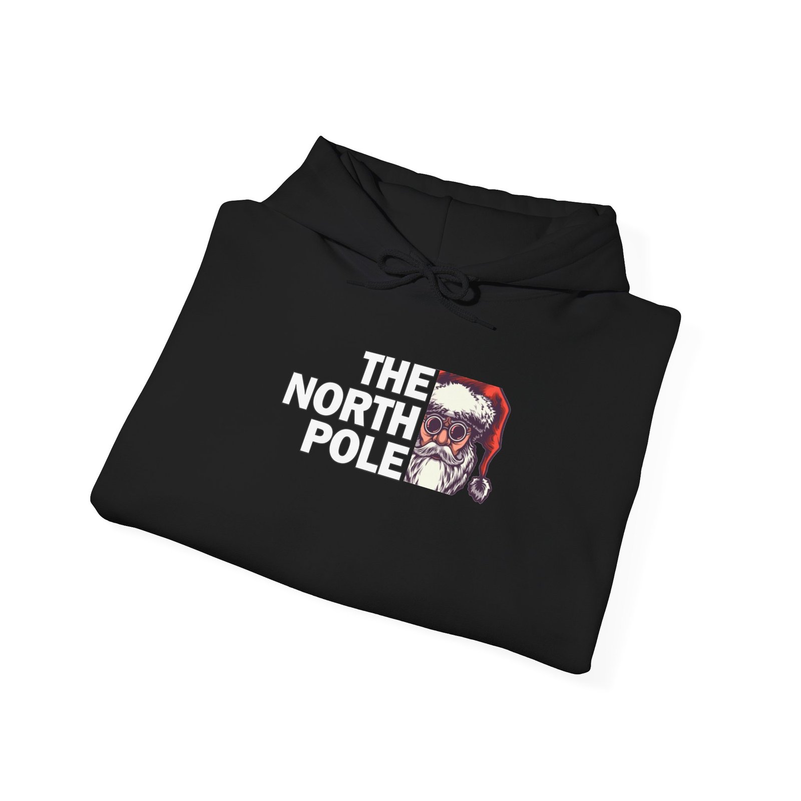 The North Pole Santa Skull Hoodie | Christmas Gothic Holiday Sweatshirt | Xmas | Merry Christmas - Image 9