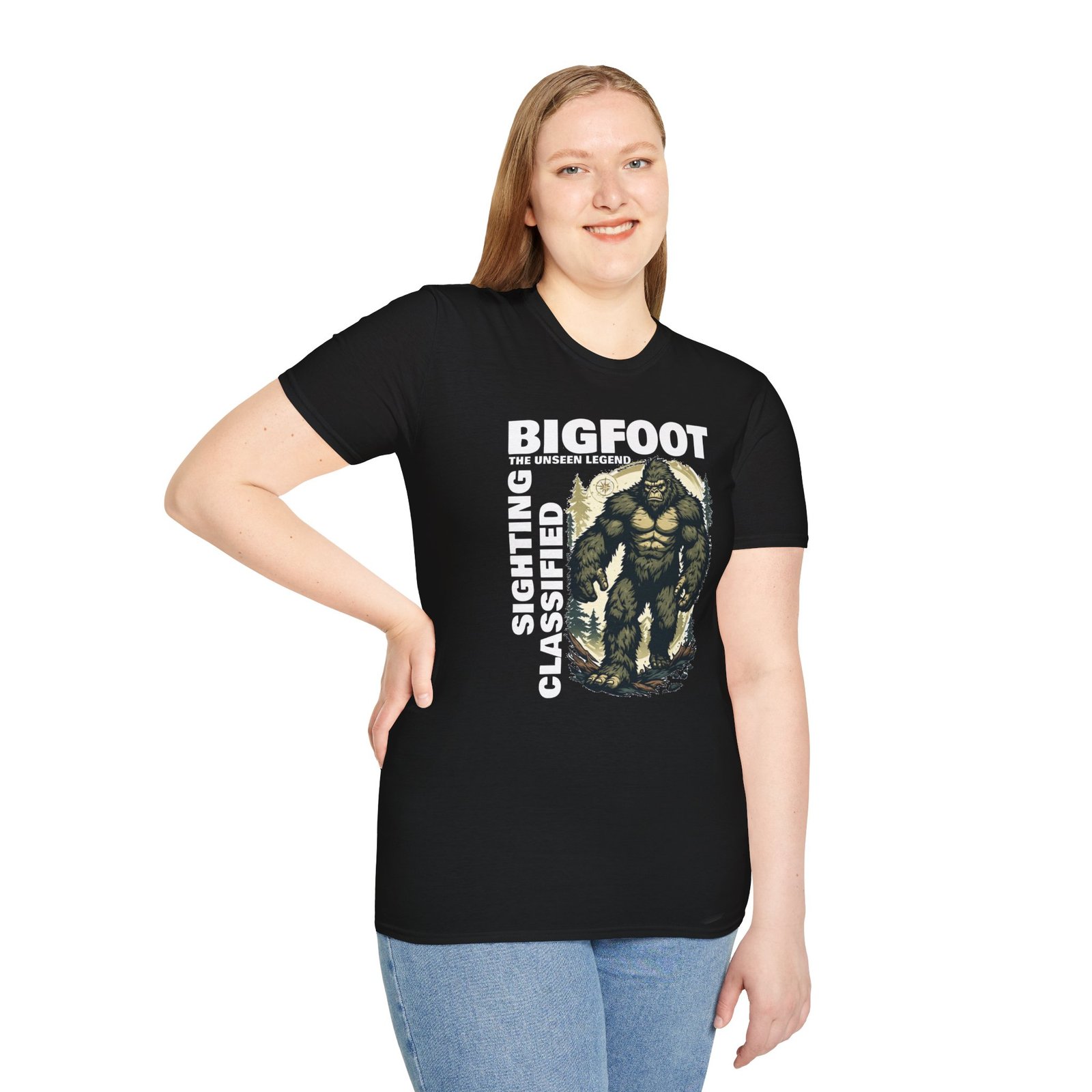 Bigfoot Sighting T-Shirt — 'Bigfoot: The Unseen Legend' Graphic Tee - Image 3