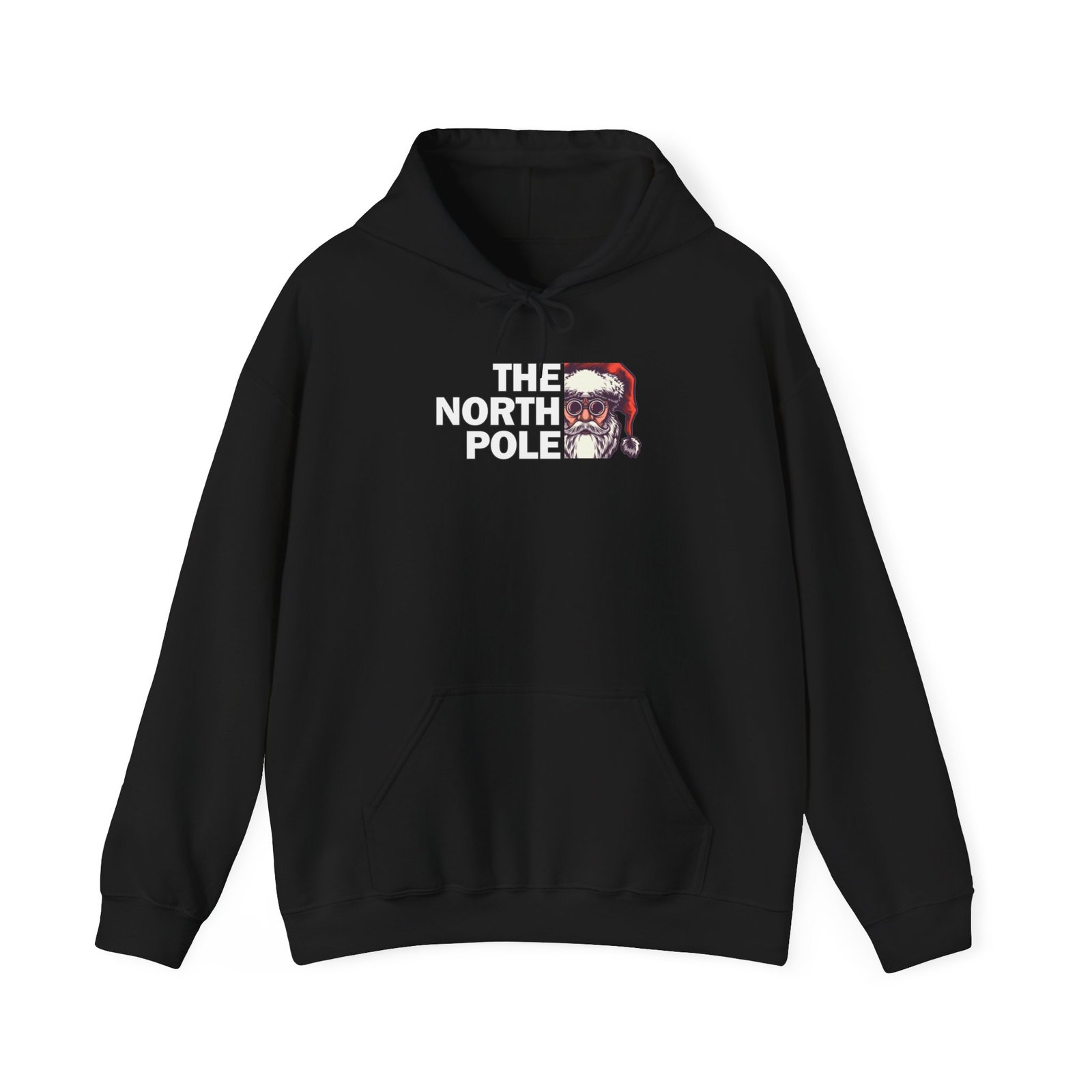 The North Pole Santa Skull Hoodie | Christmas Gothic Holiday Sweatshirt | Xmas | Merry Christmas - Image 6