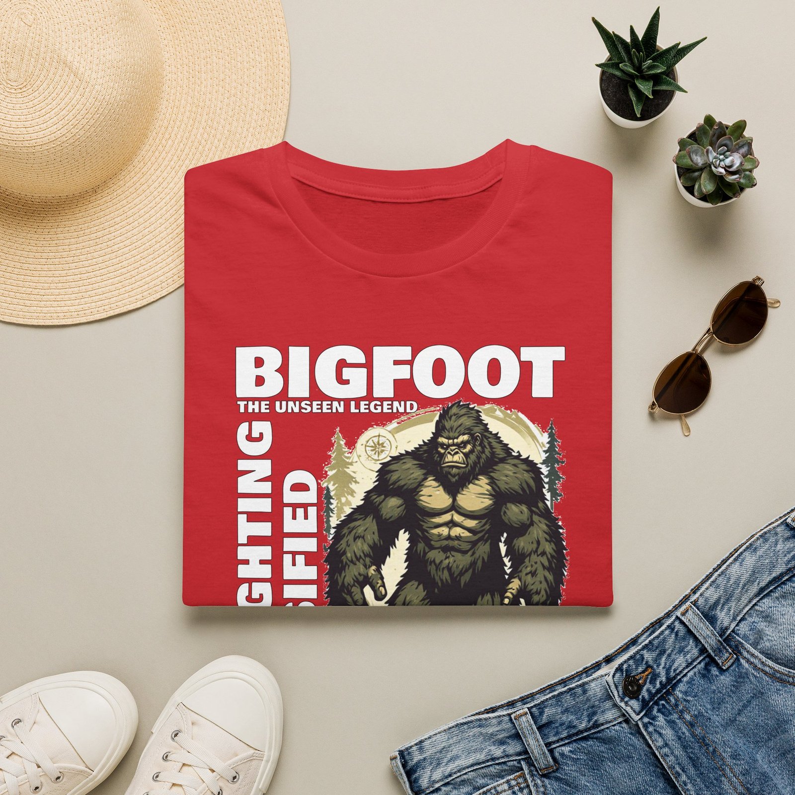 Bigfoot Sighting T-Shirt — 'Bigfoot: The Unseen Legend' Graphic Tee - Image 21