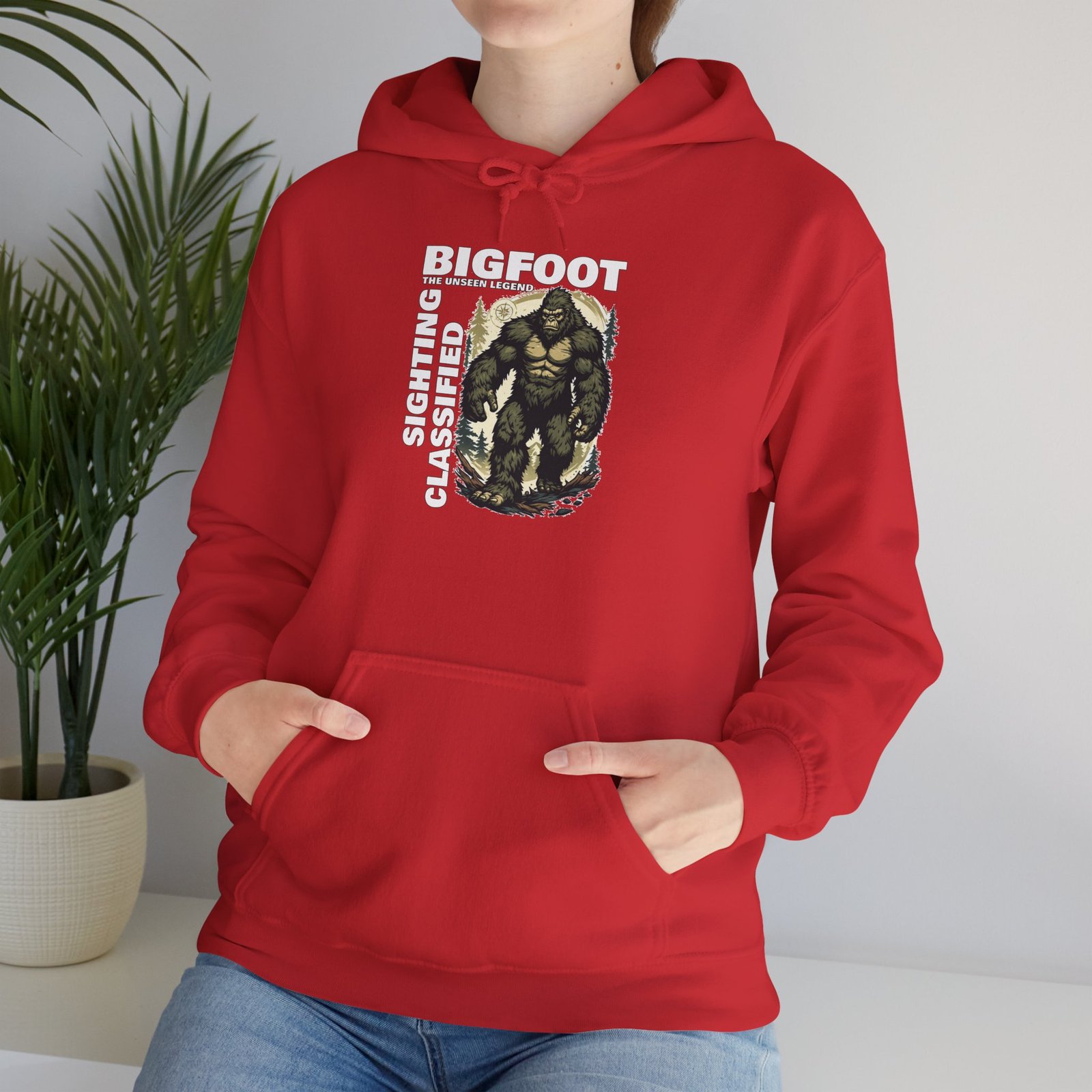 Bigfoot Classic Sighting Hoodie — Retro Sasquatch Graphic Pullover - Image 29