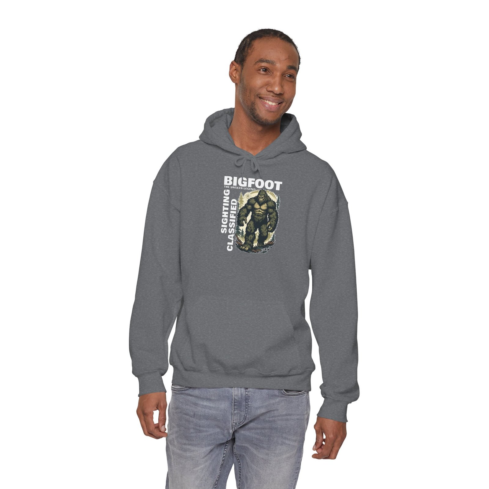 Bigfoot Classic Sighting Hoodie — Retro Sasquatch Graphic Pullover - Image 12