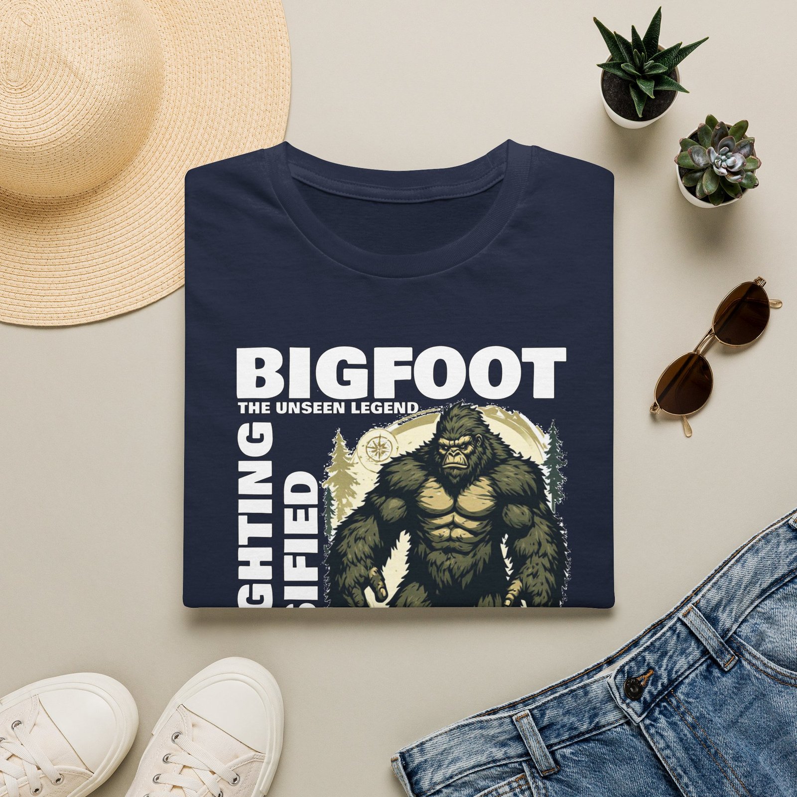 Bigfoot Sighting T-Shirt — 'Bigfoot: The Unseen Legend' Graphic Tee - Image 17