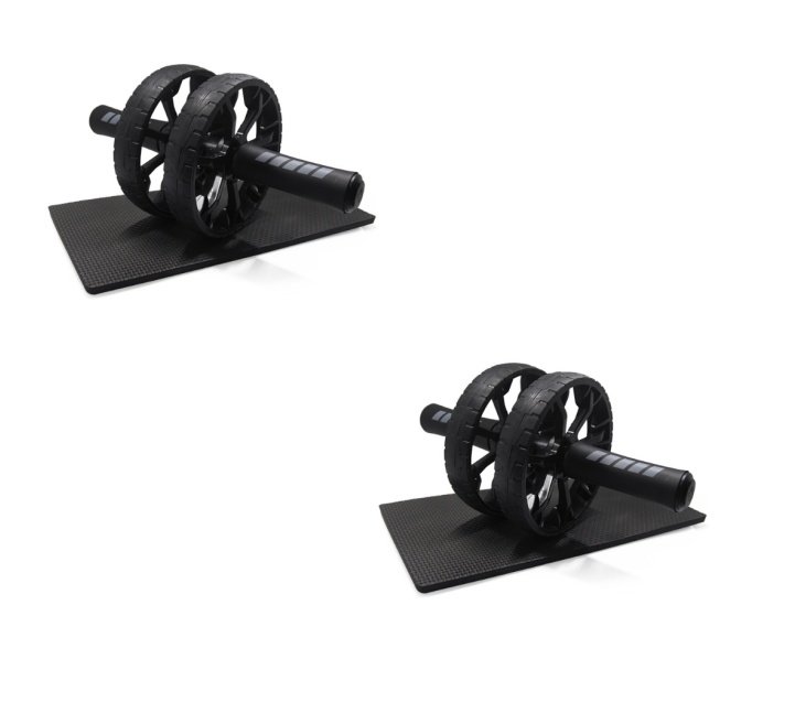 Fitness Equipment Muscle Abdominal Roller with Mat - Image 2